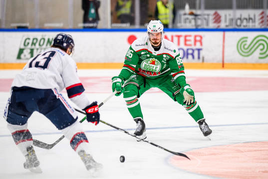 Linköpings Andrew Gordon och Rögles Eric Gelinas