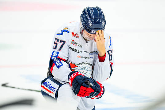 Linköpings Jarno Kärki har ont