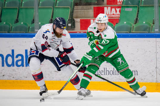 Linköpings Jonas Junland och Rögles Leon Bristedt