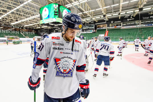 Linköpings Jarno Kärki deppar