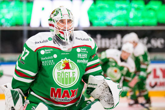 Rögles målvakt Johan Gustafsson