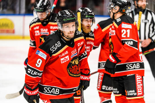Luleås Victor Berglund jublar