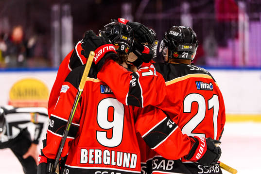 Luleås spelare jublar
