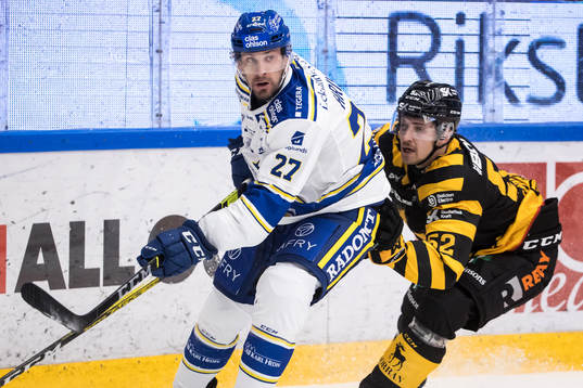 Leksands Marek Hrivík och Skellefteås Arvid Lundberg
