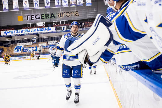 Leksands Daniel Gunnarsson jubel