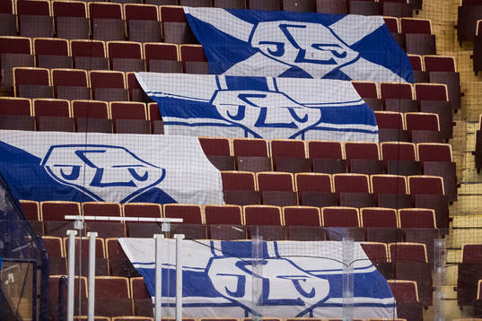 Läktare i Tegera Arena
