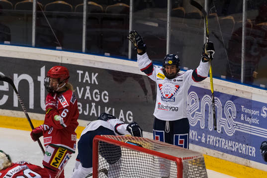 Linköpings Matilda Af Bjur gjorde 1-0 målet