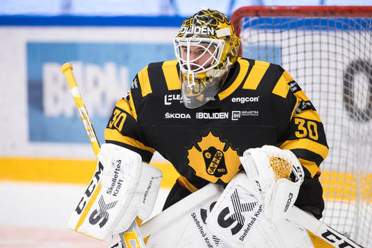 Skellefteås målvakt Gustaf Lindvall