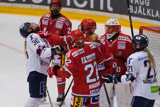 Modos Klara Peslarova och Linköpings Emilie Kruse Johansen