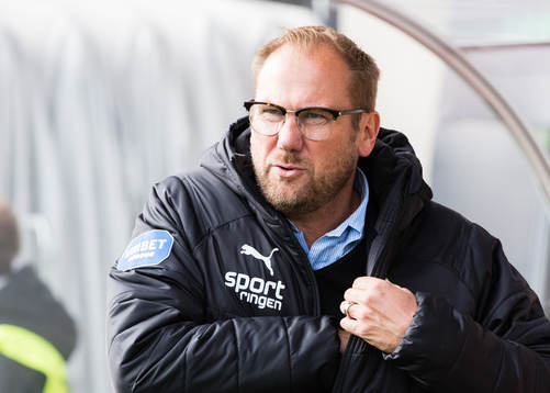 Halmstads tränare Magnus Haglund