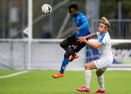 Halmstads Thomas Boakye och Akropolis Linus Mattsson