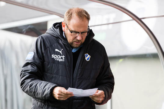 Halmstads tränare Magnus Haglund