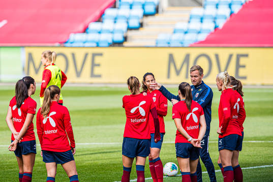 Martin Sjögren, head coach of the Norwegian women’s