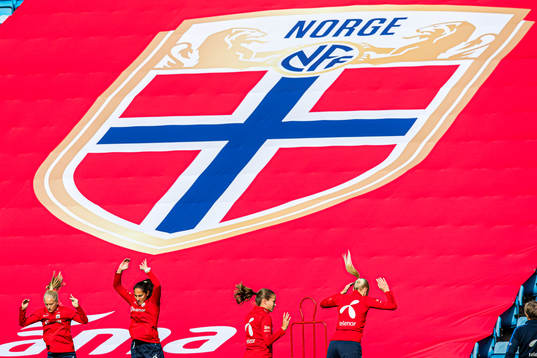 Anja Sønstevold and Ingrid Moe Wold of the Norwegian