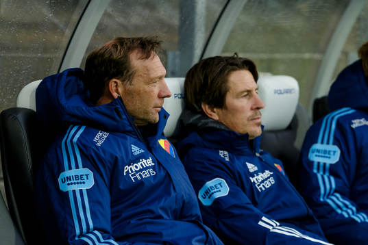 Djurgårdens tränare Kim Bergstrand  och tränare Thomas