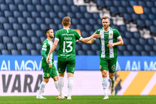 Hammarbys Mads Fenger Nielsen och Richard Magyar infrö