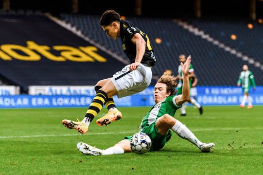 s Eric Kahl och Hammarbys Kalle Björklund