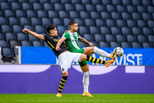 s Eric Kahl och Hammarbys Vladimir Rodic