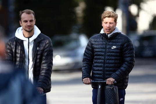IFK Norrköpings Alexander Fransson före fotbollsmatchen i