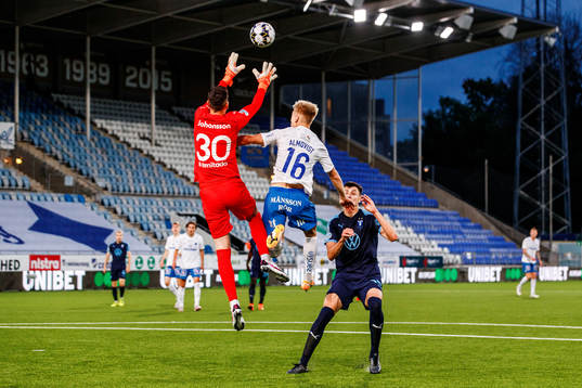 Malmö FFs målvakt Marko Johansson och IFK Norrköpings