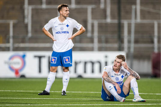 IFK Norrköpings Eric Smith deppar
