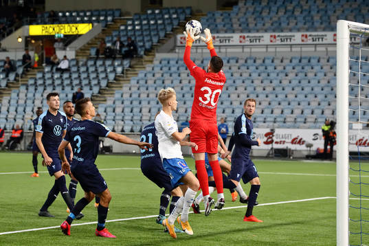Räddning av Malmö FFs Mathias Nilsson