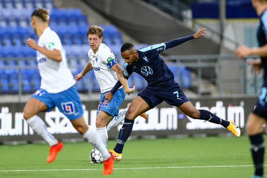IFK Norrköpings Alexander Fransson och Malmö FFs Isaac