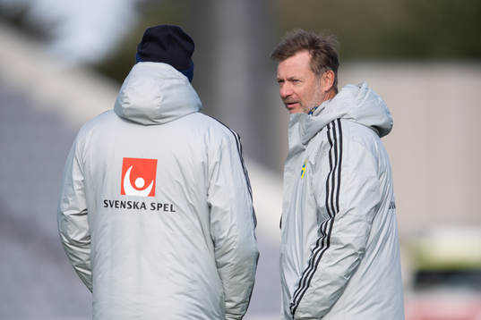 Peter Gerhardsson, head coach of Sweden