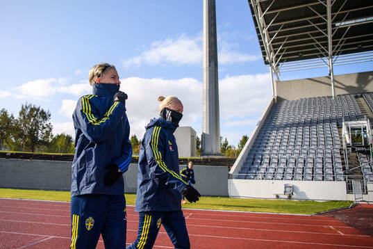 Lina Hurtig and Caroline Seger