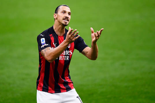 Zlatan Ibrahimovic of AC Milan