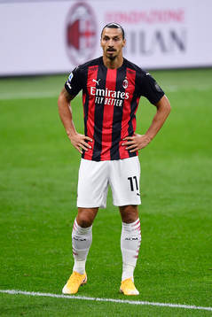 Zlatan Ibrahimovic of AC Milan