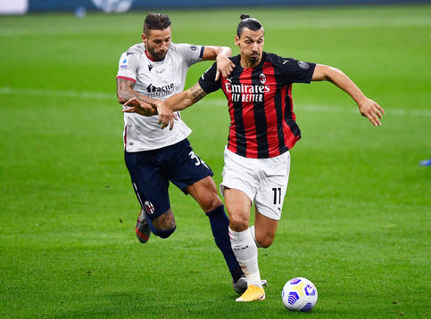 Zlatan Ibrahimovic of AC Milan