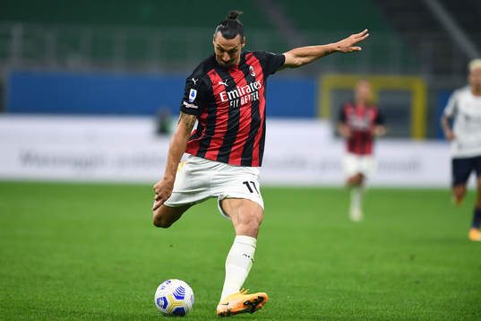 Zlatan Ibrahimovic of AC Milan