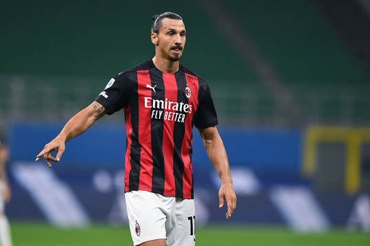 Zlatan Ibrahimovic of AC Milan