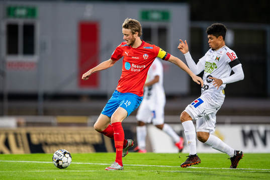 Helsingborgs Rasmus Jönsson och Varbergs Luke Le Roux