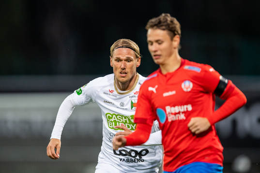 Varbergs Hampus Zachrisson och Helsingborgs Alex Timossi