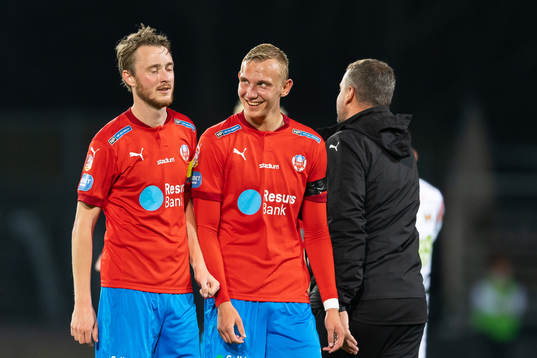 Helsingborgs Rasmus Jönsson och Jakob Voelkerling Persson
