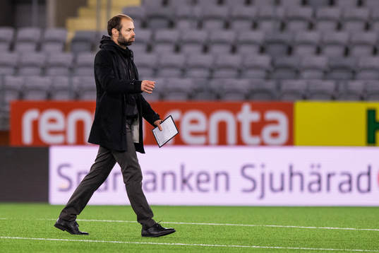 Häckens tränare Andreas Alm