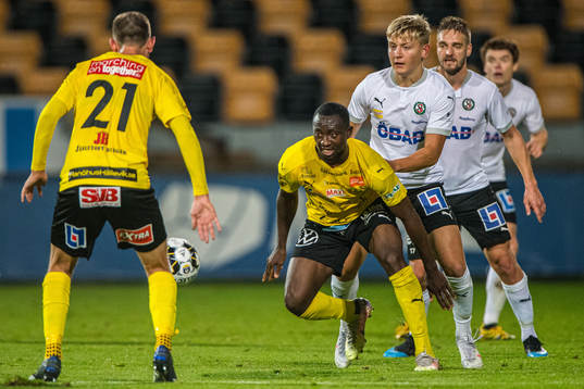 Mjällbys Moses Orwohicho Ogbu, Örebros Dennis Collander