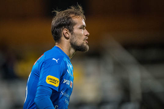 Mjällbys målvakt Carl-Johan Eriksson