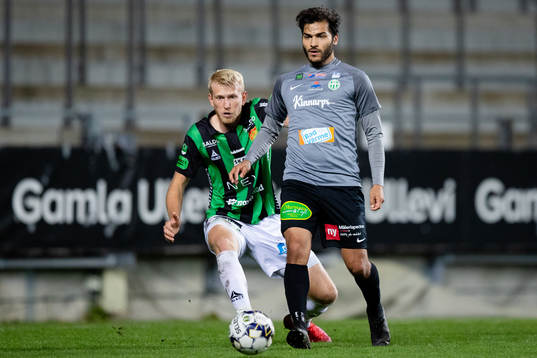 GAIS Carl Elfgren Nyström och Västerås Pedro Ribeiro