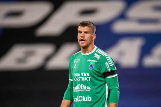 Sirius målvakt Lukas Jonsson
