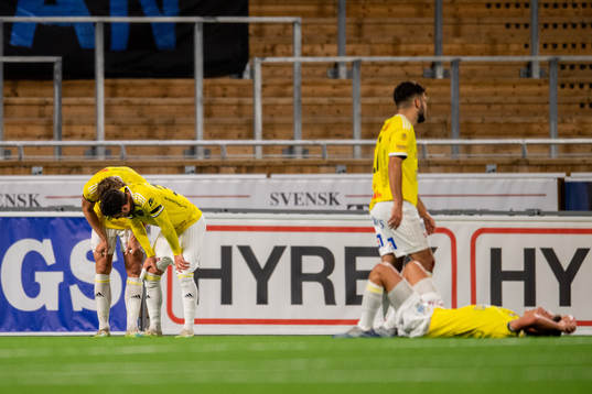 Falkenbergs spelare deppar