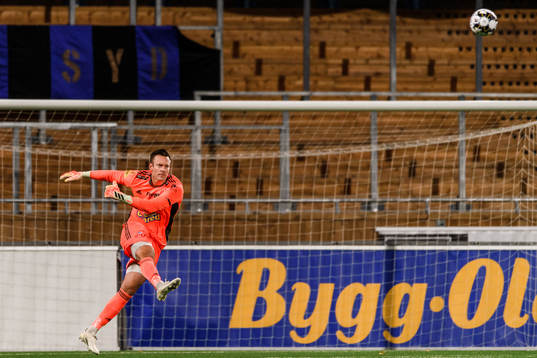 Falkenbergs målvakt Viktor Noring