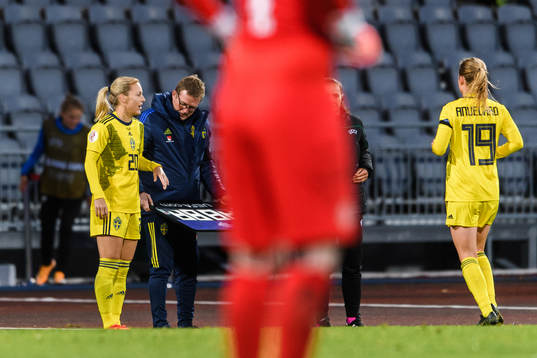 Mimmi Larsson and Anna Anvegård of Sweden