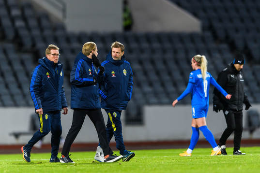 Head coach Peter Gerhardsson of Sweden