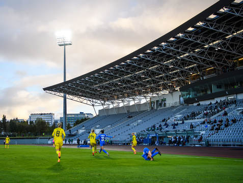General view over Laugardalsvöllur stadium
