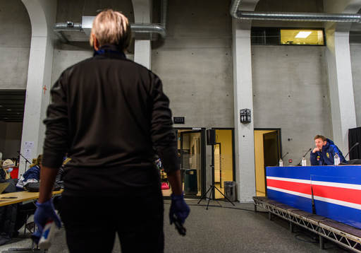 Head coach Peter Gerhardsson of Sweden