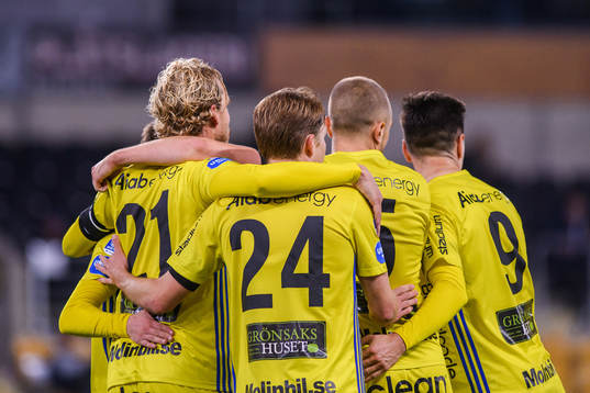 Sundsvalls spelare jublar