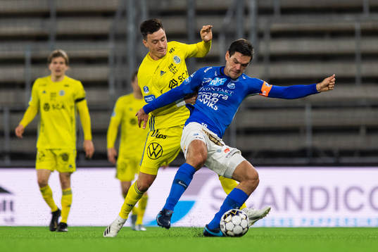Sundsvalls Jamie Ryan Hopcutt och Norrbys Ivo Dominik